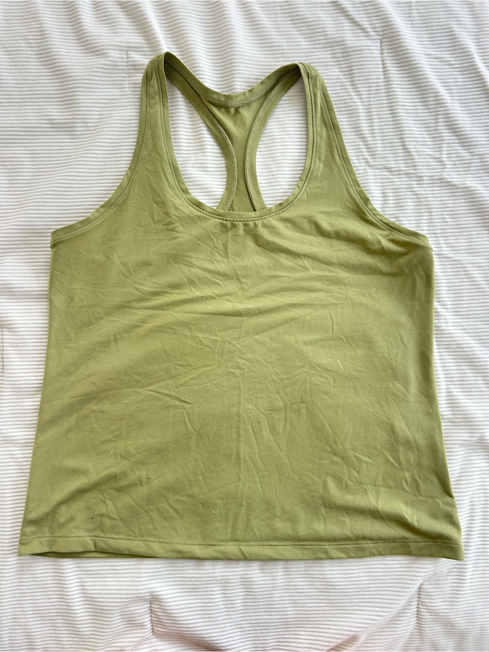 Women’s Racerback Tank Top in Olive Green